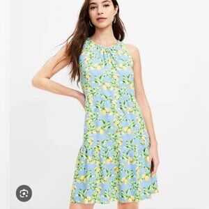 Large Loft Lemon Dress NWT